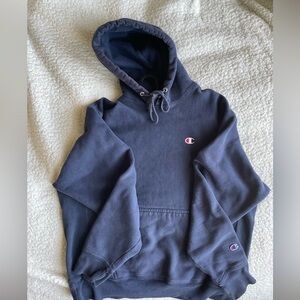 ⚠️SOLD⚠️ Navy Blue Champions Drawstring Hoodie